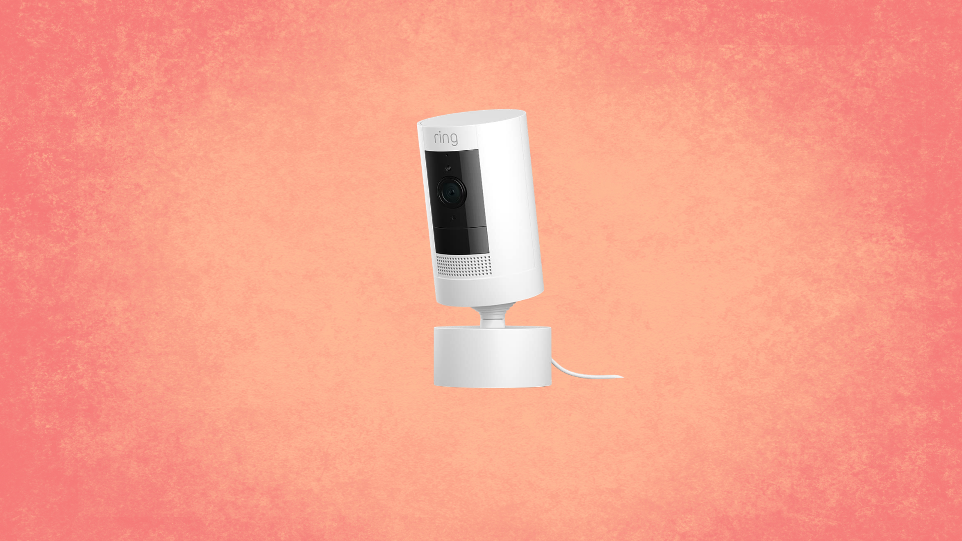 2025 Ring Video Doorbell on a red Background